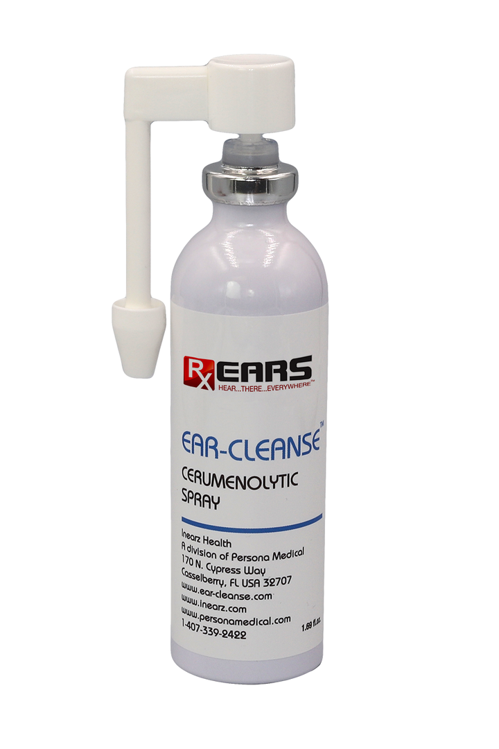 Earcleanse spray bottle closed position