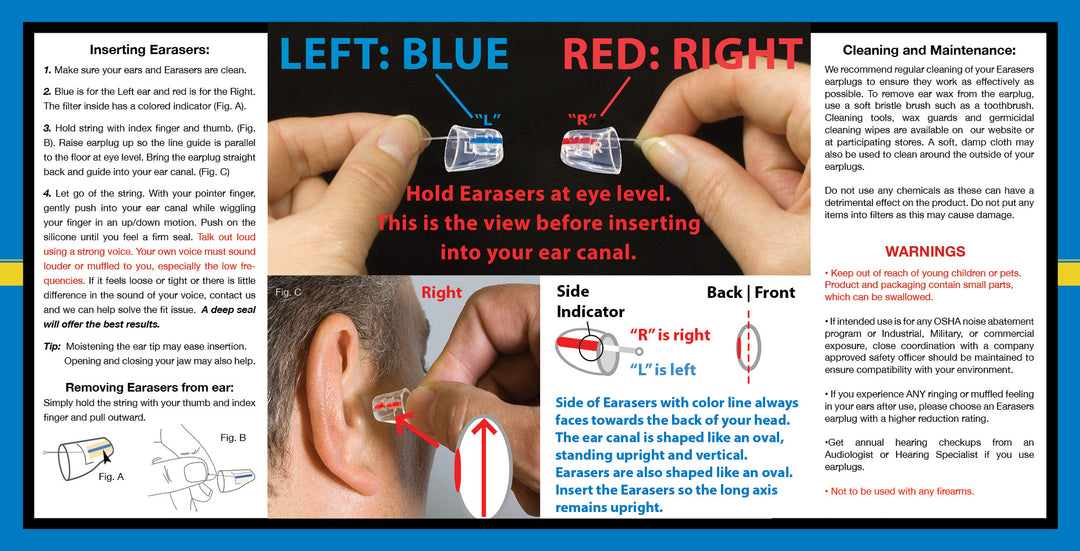 Earasers Instructions – Earasers Australia